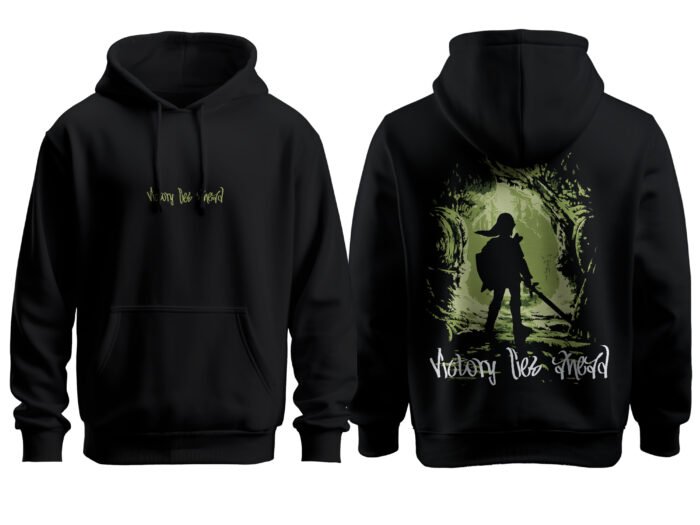 Victory Lies Ahead Oversized Hoodie