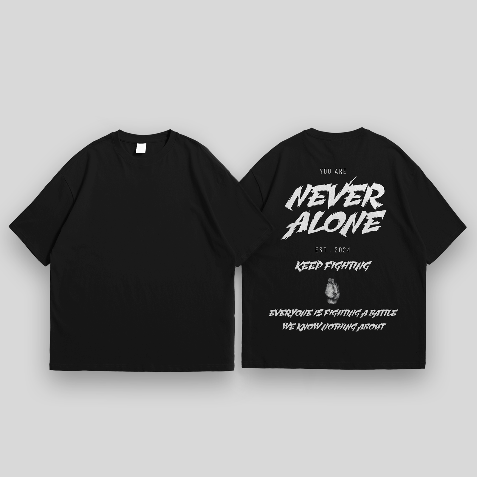 Never Alone Oversized T-shirt