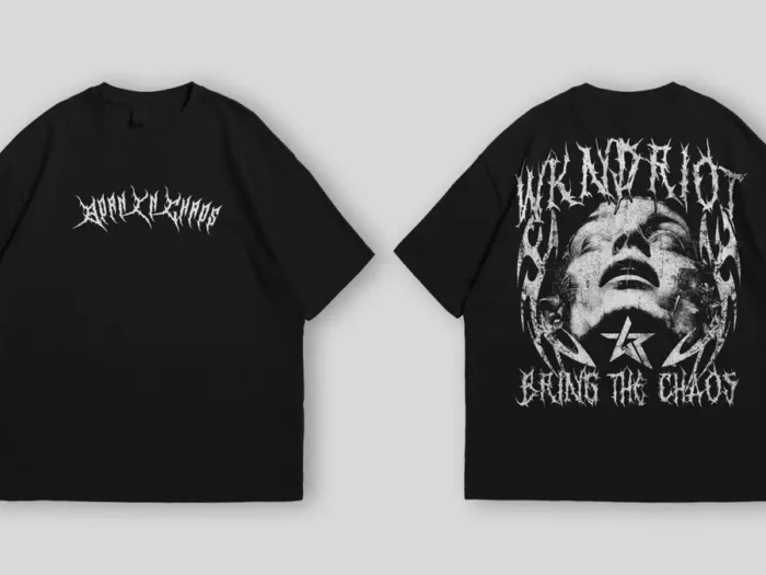 Born in Chaos Oversized T-shirt