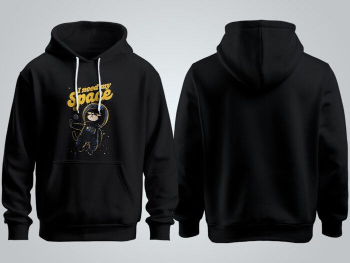 Space Cat Oversized Hoodie