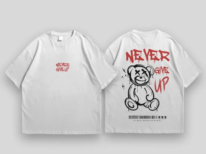 Never Give Up Oversized T-shirt