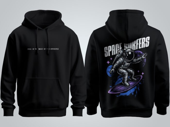 Space Surf Oversized Hoodie